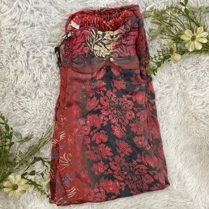 East Meets West multicolored gypsy jogger pant with drawstring-Size S